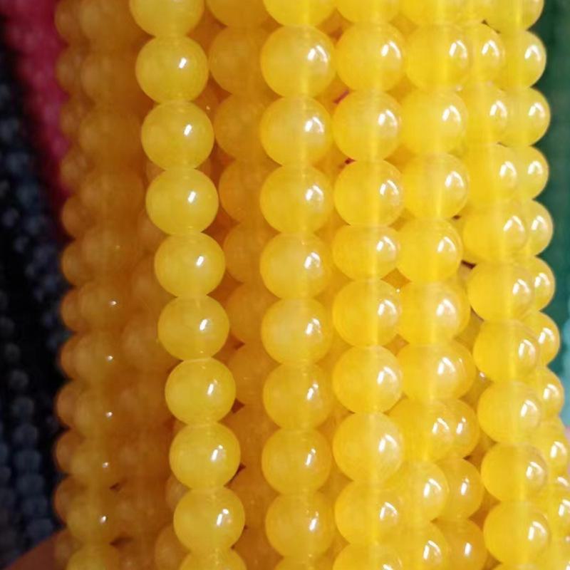 DIY цветные хрустальные стеклянные имитационные нефритовые бусины для аксессуаров ручной работы