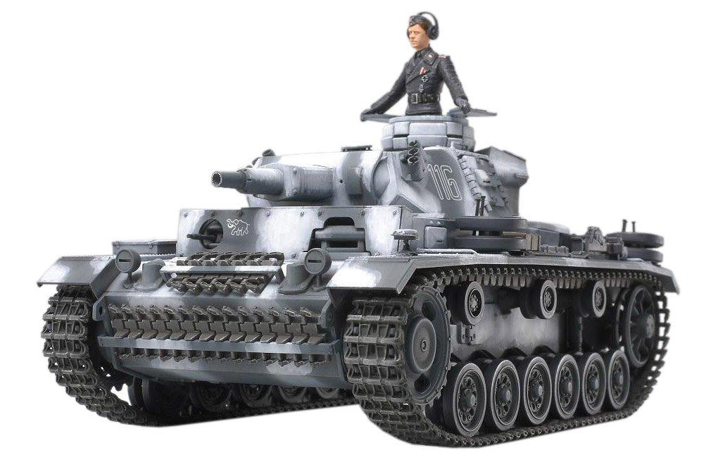 TAMIYA Military Miniature Series немецкий армейский танк Panzer III тип N пластиковая модель 35290 1/35 № 290