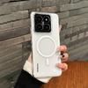 For Magsafe Clear Phone Case for Xiaomi 15 Pro 14T 13T 14 13 12 11 Ultra Acrylic Shockproof Wireless Charging Protection Cover