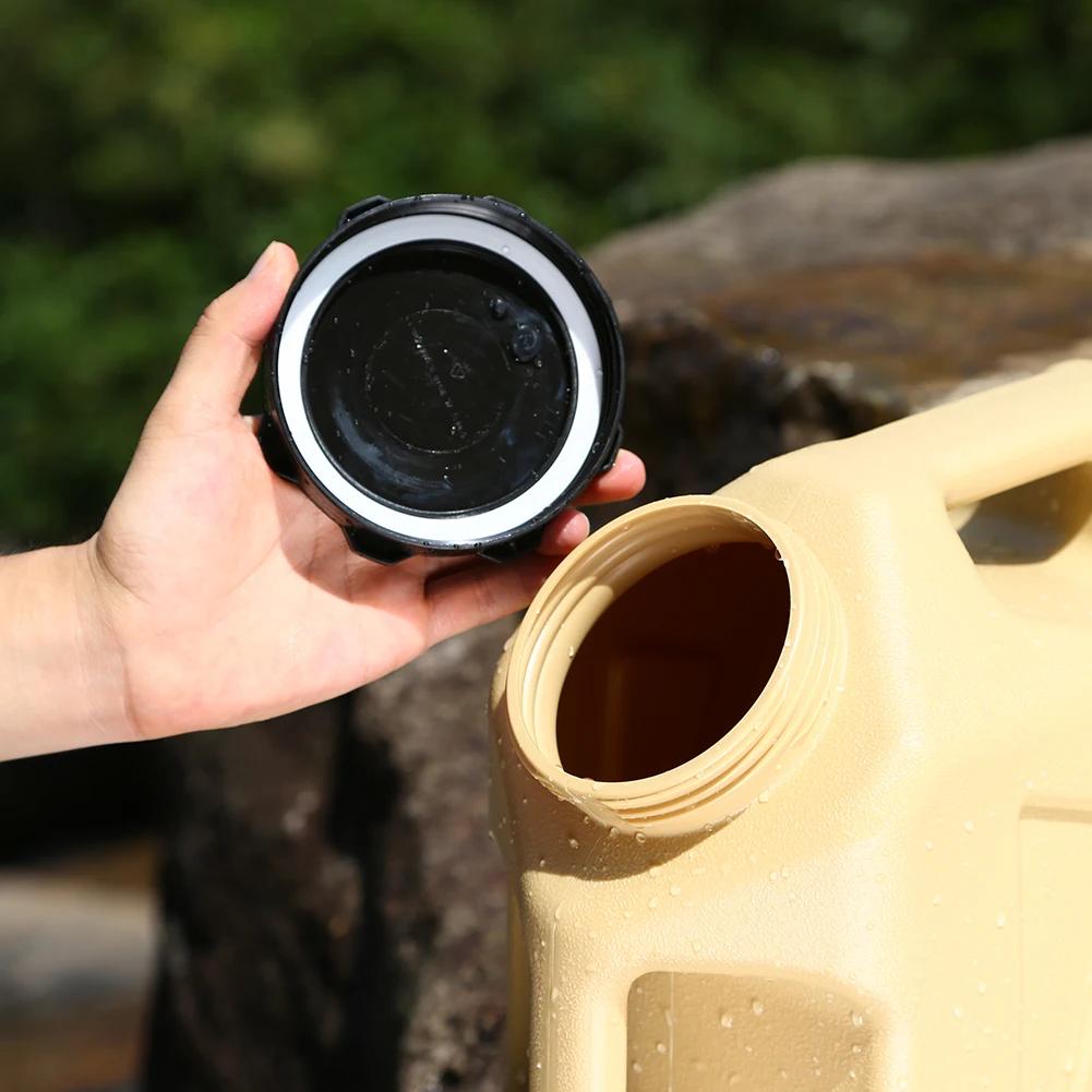 Кемпинговое ведро для воды большой емкости, портативная канистра для питьевой воды с краном, герметичная, для путешествий на открытом воздухе, вождения, походов