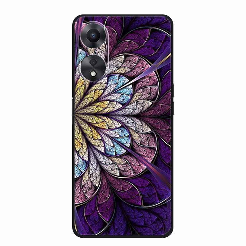 Чехол для OPPO A78 5G Модный силиконовый мягкий ТПУ задняя крышка для Oppo A58 A58X 5G OPPOA78 5G Чехлы для телефонов Ударопрочный CPH2483 Fundas