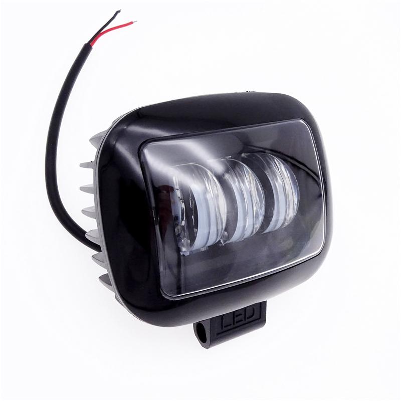 Универсальная квадратная круглая линза 6D, светодиодная фара, рабочий свет для внедорожников, квадроциклов, тягачей, мотоциклов, дальнего света, внедорожных автомобилей