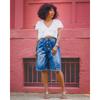 Women's High Rise Straight Leg Multi Button Bermuda Shorts Loose Fit Streetwear Denim Shorts For Summer Daily Wear