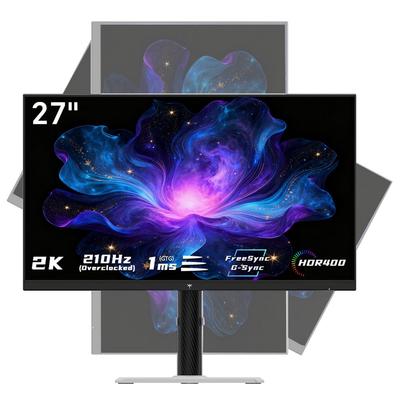 KTC H27T6 Плоский Быстрый IPS QHD 2560 * 1440@200Гц Разгон до 210Гц