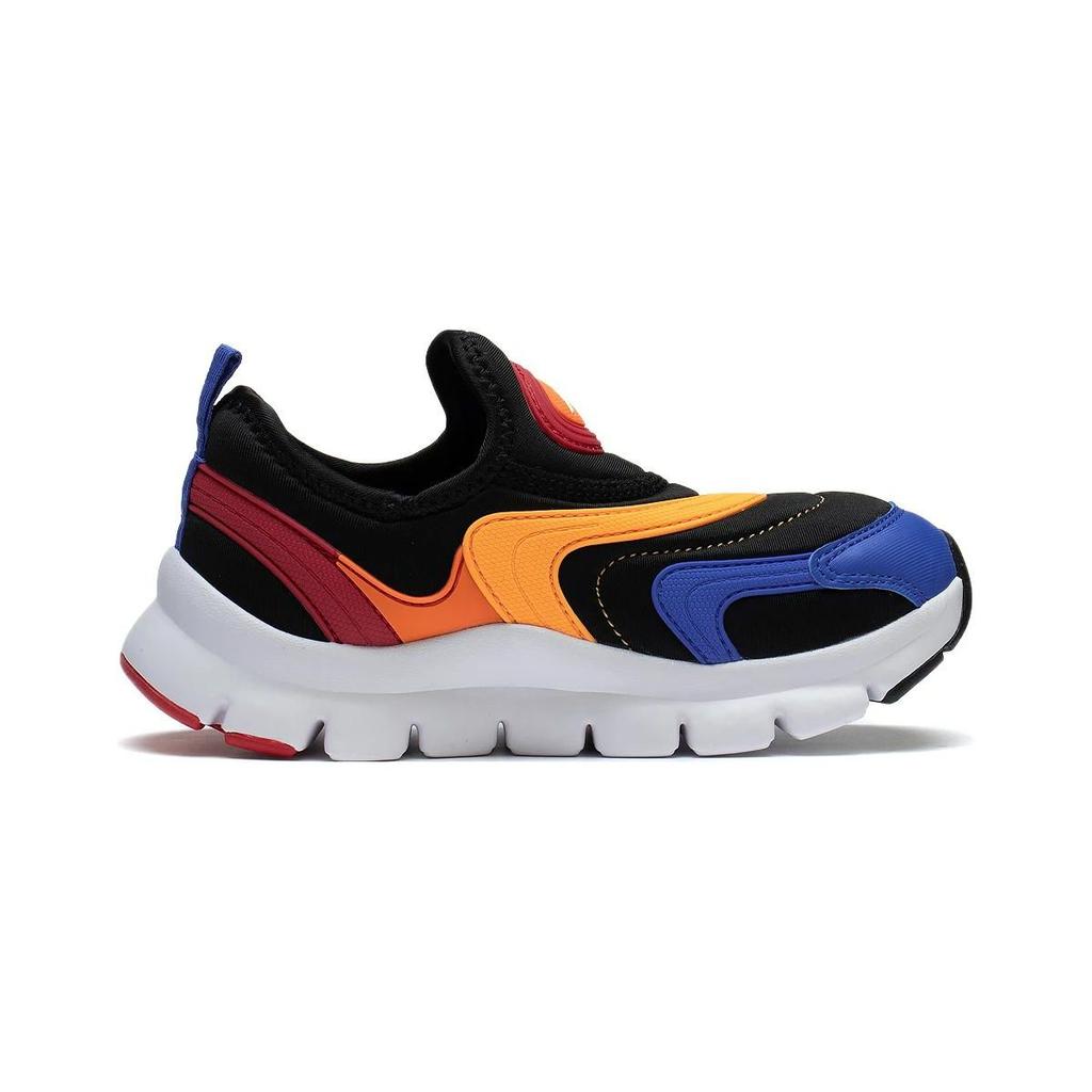 Li Ning Kids Q Cloud 1.5 Удобная универсальная нескользящая износостойкая повседневная обувь Детская повседневная обувь Черный Синий Оранжевый YKNT018-1