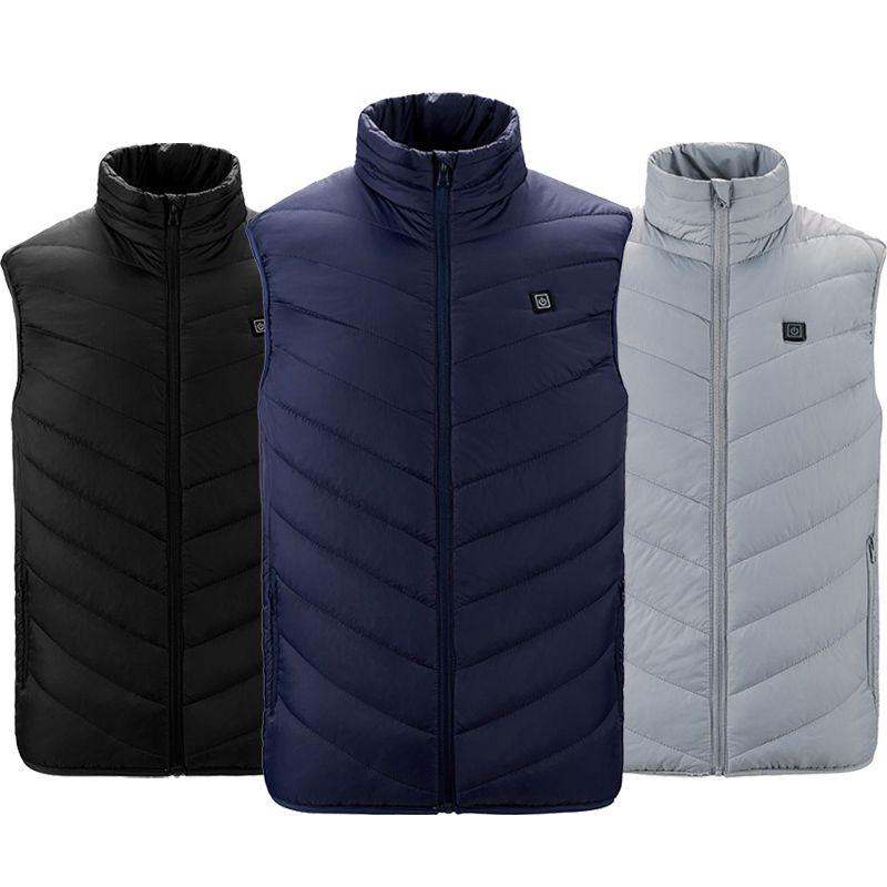 Comfortable Women Mens Electric Vest Heated Cloth Jacket Usb Powered Body Warmer