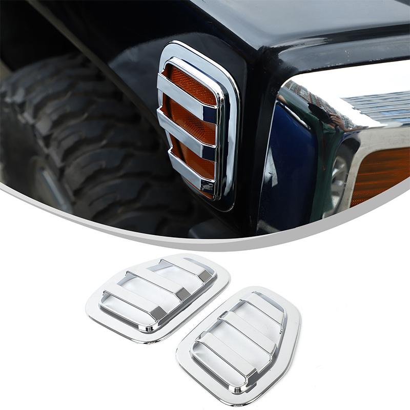 For 2005 2006 2007-2009 Hummer H3 Side Turn Signal Protective Grille Turn Signal Protective Cover Car Accessories Bright Light