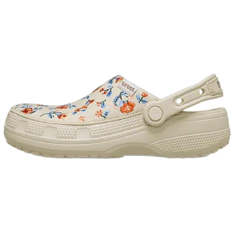Crocs Классические легкие клоги с принтом Walk Clogs Женские Замороженный бежевый 212878-2MC