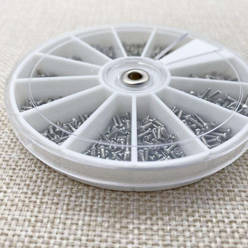 600/1200 шт. Профессиональный набор для ремонта очков для часов/очков включает винты для безрамных дужек и инструменты для фиксации солнцезащитных очков