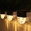 1PCS LED Solar Stair Outdoor Light Garden Yard Fence Wall  Lamp