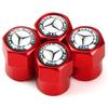 Car Tire Valve Stems Cap Knurling Style Tire Valve Cap Tire Wheel Stem Air Valve Cap For Mercedes Benz W211 W204 W210 CLA GLA FF1 QQ67