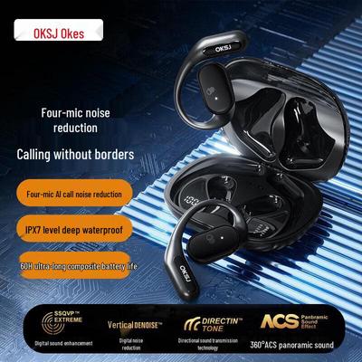 Спортивные Bluetooth-наушники OKSJ MT70 с открытым дизайном