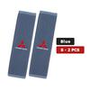 cxdjmy1 For Mitsubishi 1/2PCS Car Seat Belt Cover Adjustable Ice Silk Safety Protection Shoulder Pad Outlander Lancer Cross Colt Xpander