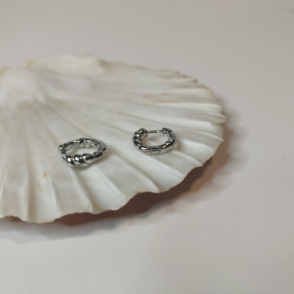 Серебряные серьги без камней (2130475)