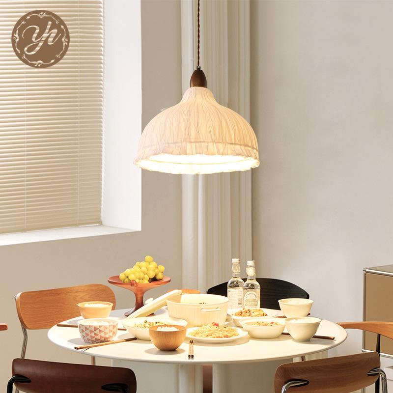 Japanese Wabi-Sabi Paper Art Pendant Light for Tea Room, Zen Homestay, Cafe, Bar Counter, and Entrance Decor.