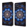 Кожаный чехол-книжка для телефона Samsung Galaxy A31 A41 A51 A71 A11 A01 A81 A91 с магнитной застежкой, кошелек, с рисунком «Цветы и Олень», Funda