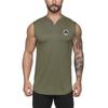 Muscleguys Cotton Crew Neck Sports Casual Sleeveless T-Shirt Training Fitness Simple Fashion Men's Undershirt