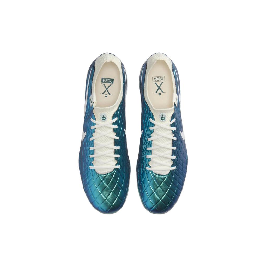 Nike Мужские кроссовки Tiempo Legend 10 Elite FG Изумрудные Мужские Кроссовки Бирюзовый Темно-Атомарный-Бирюзовый Парус FQ3247-300