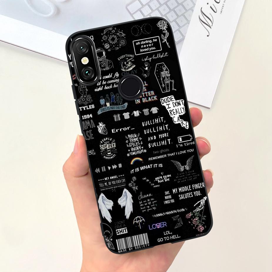 For Xiaomi Redmi 6 Pro Case Cute Dinosaur Cartoon Cover Soft Silicone Phone Case For Xiaomi Redmi Note 6 Pro Note6 Fundas Bumper