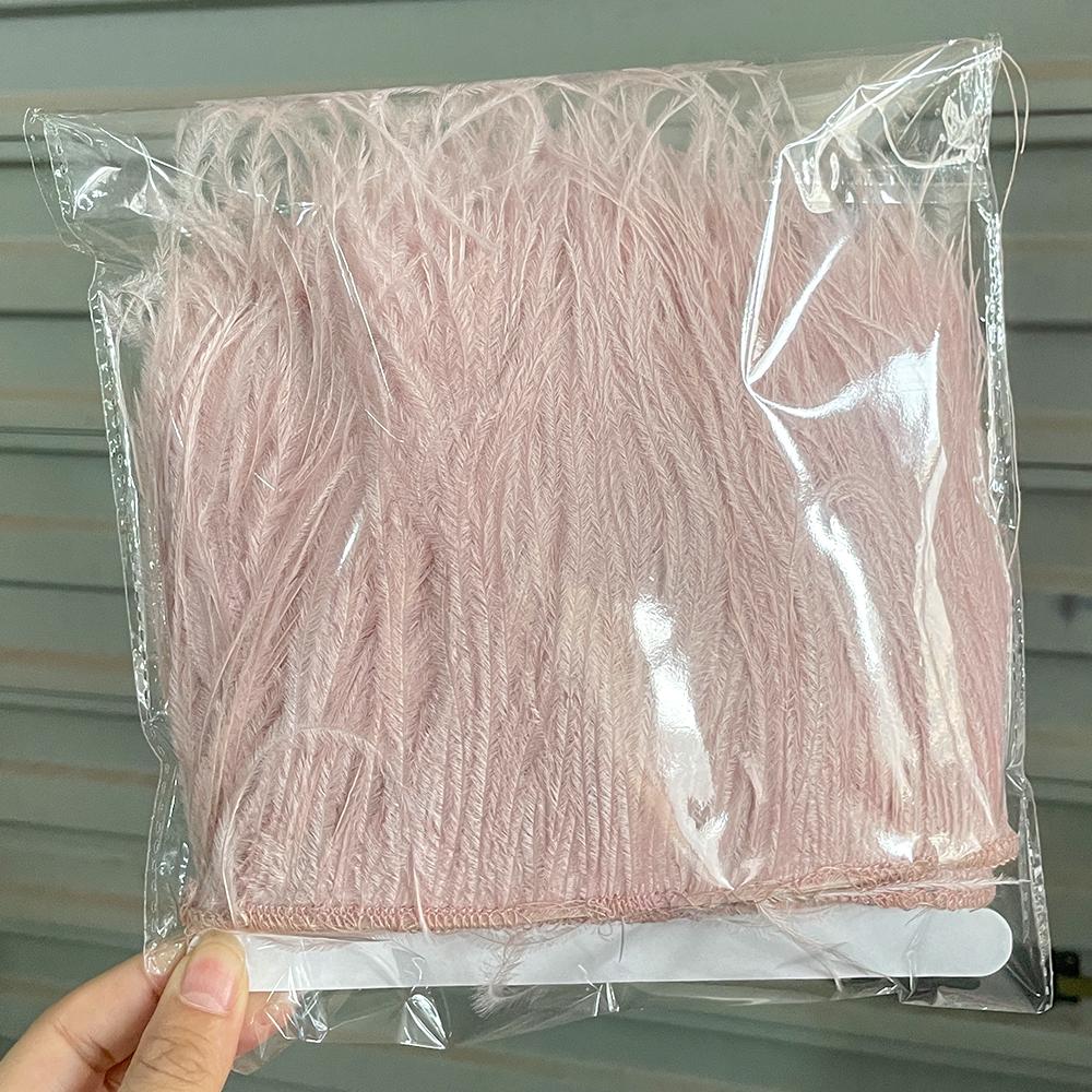 Перья1Метр Высококачественная отделка из страусиных перьев 10-15/15-18/18-22см Перья Бахрома Лента для Домашней Вечеринки Платья Шитья Свадебного Декора