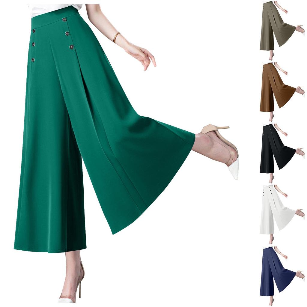 Women's Elastic Waist Solid Color Casual Trousers Slim Fit Sports Women's Pants