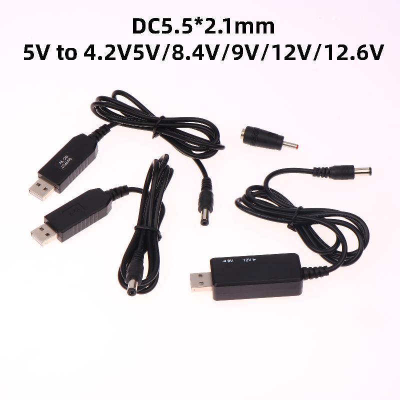 1 Комплект DC 5V в 12V USB-кабель Повышающий преобразователь Повышающий шнур для Wi-Fi роутера, модема, вентилятора 5.5*2.1 мм Wi-Fi к Powerbank Кабельный соединитель