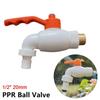 1Pcs Steel Core PPR Ball Valve Kitchen Faucet for Kitchen Bathroom Sink Washing Machine