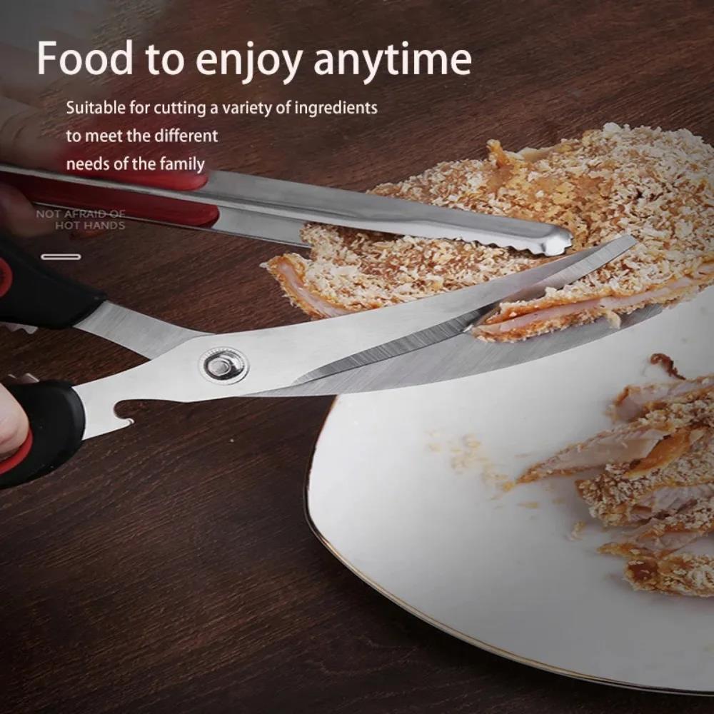Kitchen Scissors Multi-Functional Stainless Steel Household Scissors for Cutting Chicken and Fish Special Shears5