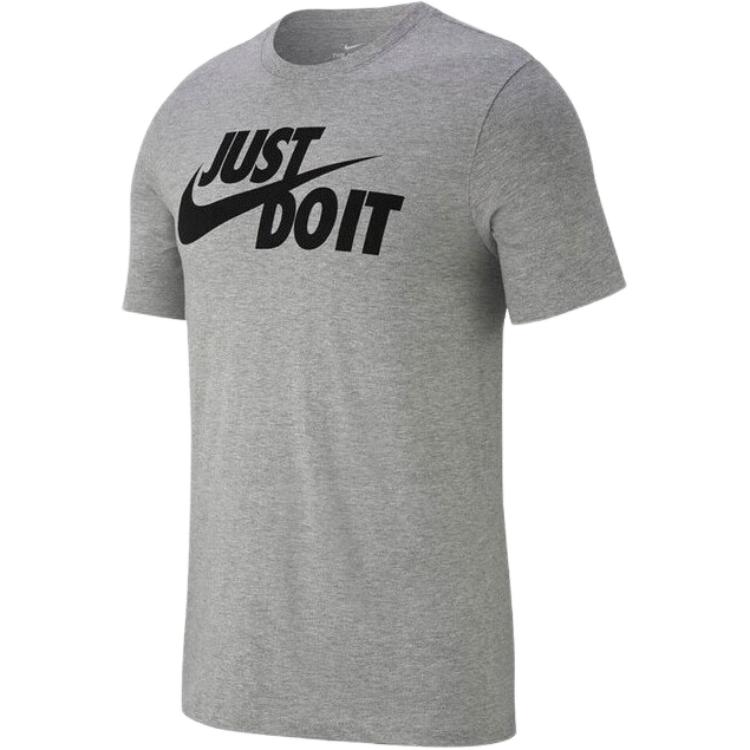 Nike Мужская футболка с круглым вырезом, коротким рукавом и логотипом с буквами DX1989-063