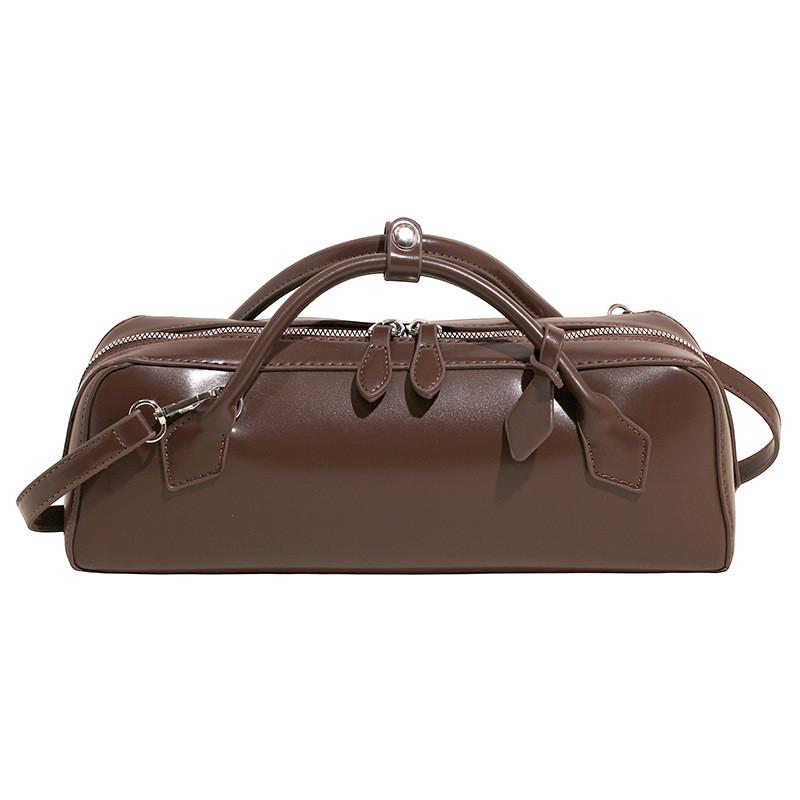 Сумка кроссбоди в форме сосиски, однотонная, женская, модная