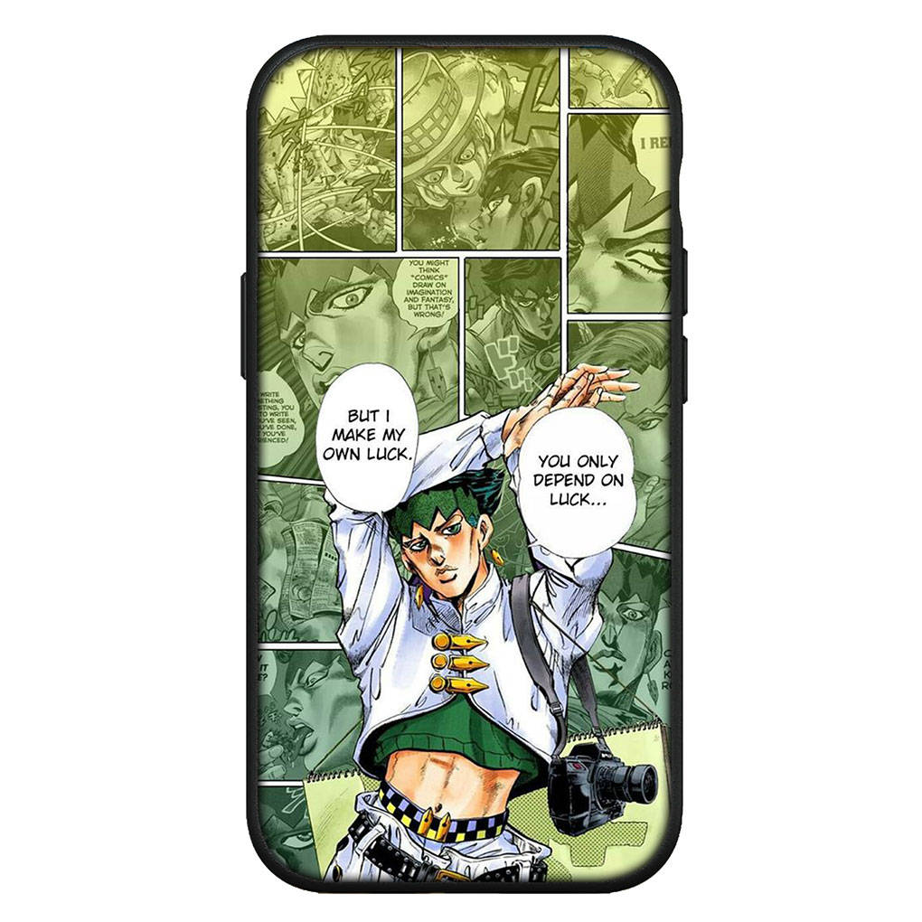 Чехол для телефона JoJo's Bizarre Adventure для iPhone 15 14 Xiaomi Redmi Note 13 12 11 10 9 Pro Max X XR Samsung Galaxy S24 S23 13C Huawei OPPO Anime Lovely
