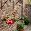 Iron Art Heart Shape Bird Feeder Large Capacity Bee Watering Station  Outdoor Garden