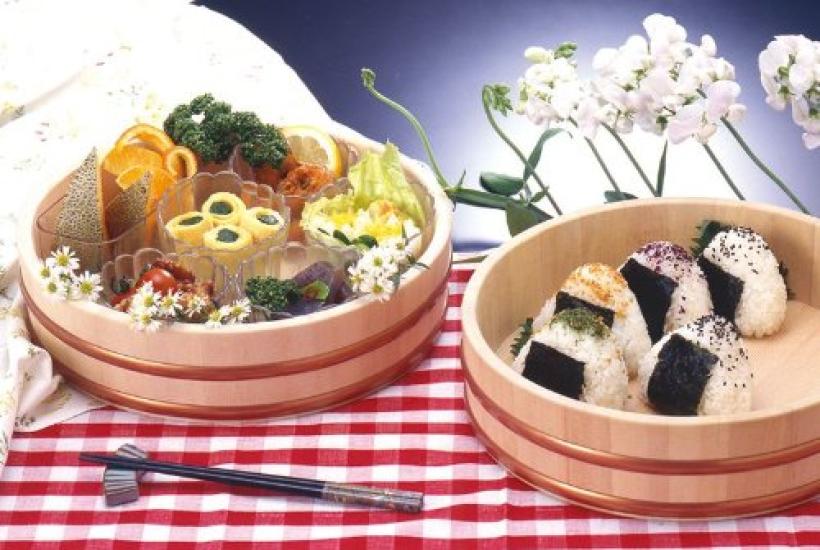 Стол для риса и суши Yamako из натурального дерева 36 см