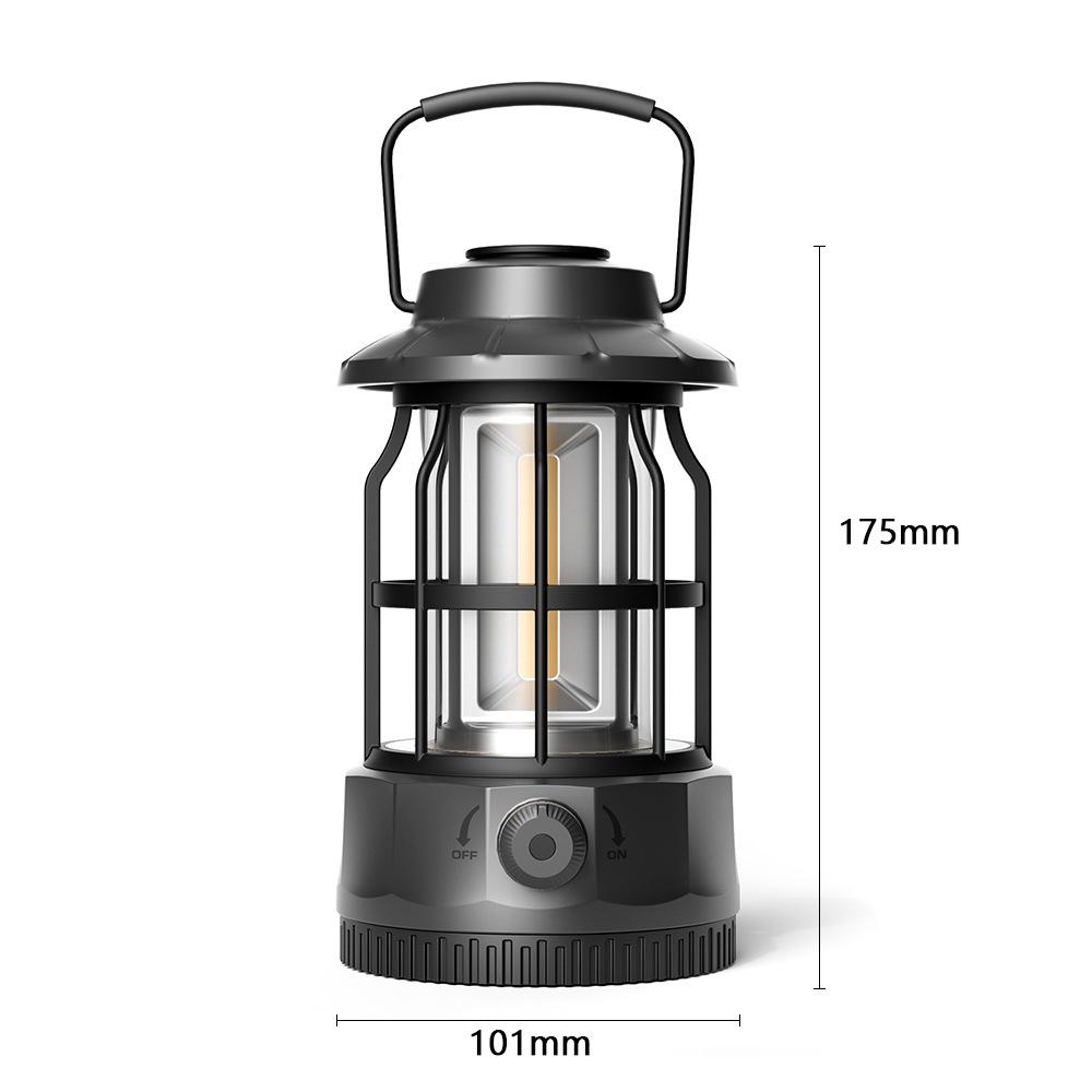 Rechargeable Retro Camping Light: Outdoor Hanging, Handheld Tent Illumination