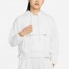 Nike Короткая толстовка с вышитым логотипом и карманом-кенгуру, женская толстовка белого цвета DA6484-051