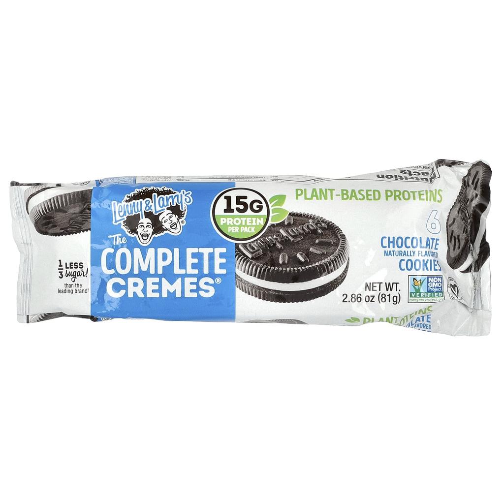 Lenny & Larry's The Complete Cremes®, Sandwich Cookies, Chocolate, 12 Packs, 2.86 Oz (81 G) Each