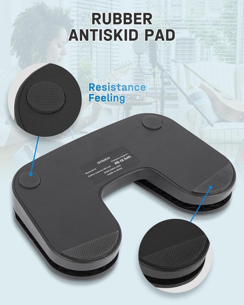 STRICH Беспроводной переключатель страниц для ног, совместимый с iPad и планшетами Windows, педаль, 11, SPT-10