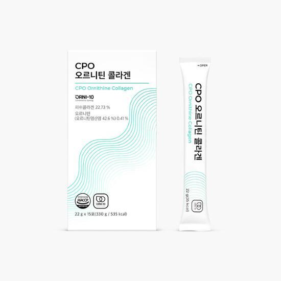 Phytotics CPO Ornithine Collagen 15 пакетов, корейское здоровое питание