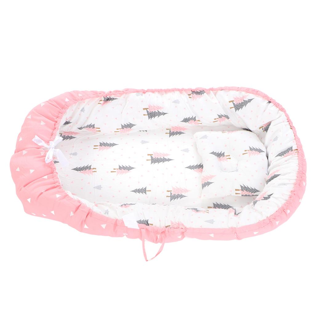Baby Lounger Cover Soft Comfortable Breathable Easy To Clean Foldable Portable Newborn Nest Cover