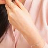 BELLOOGGI Pink tourmaline little star bracelet