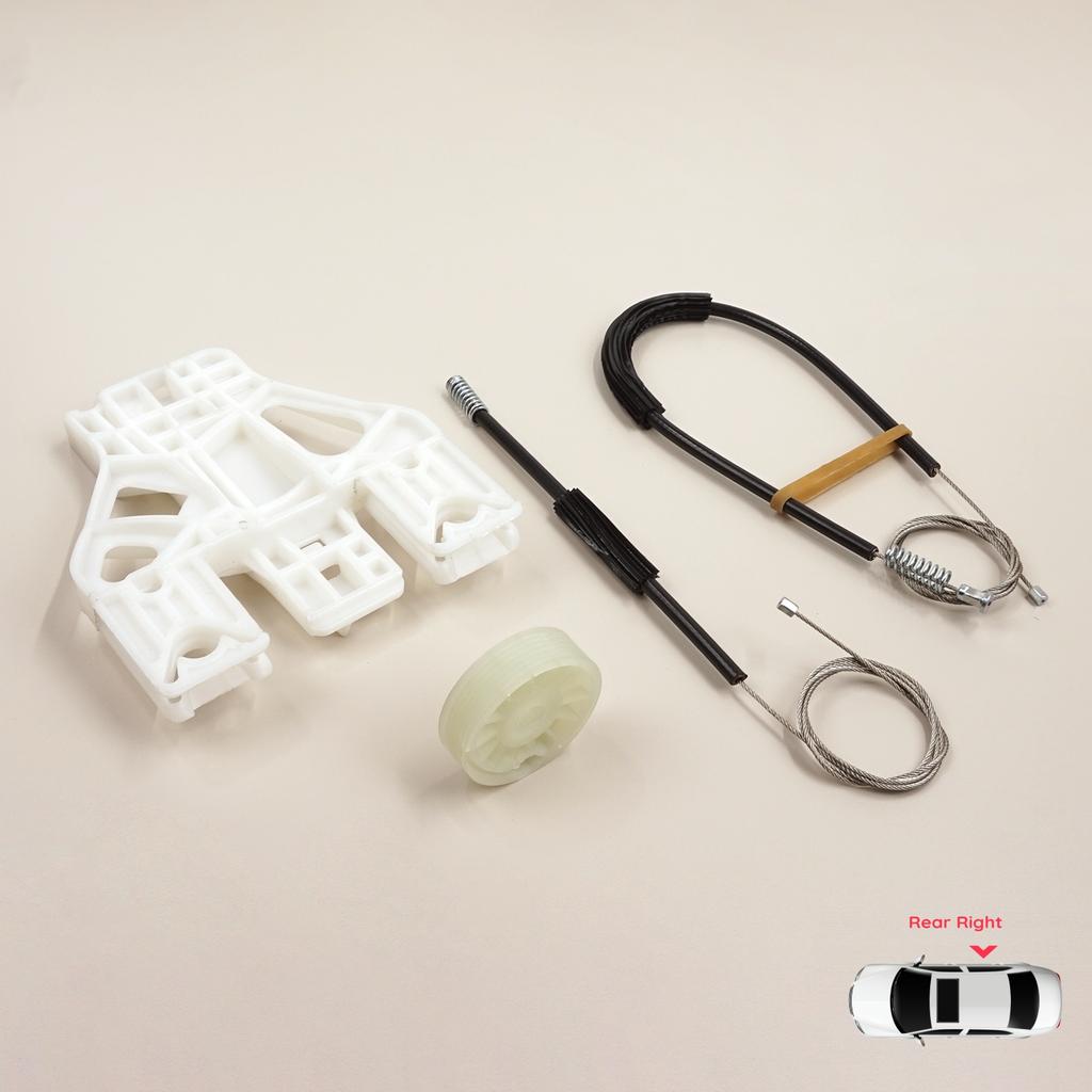 EWR5073 Window Regulator Repair Kit Rear Right for Q5 SQ5 8R 8RB 2008-2018 5-Door 8R0839462