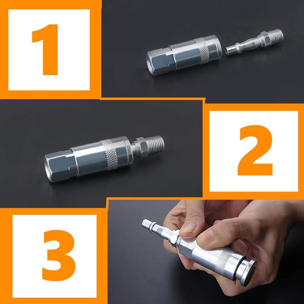 2 шт. Штекер PCL на гнездо EURO Фитинг-переходник для воздушного компрессора Шланги для пневмолинии Быстроразъемное воздушное соединение