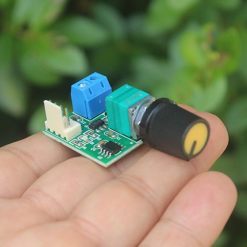 Регулятор оборотов вентилятора DC12V PWM с переключателем, одноканальный 4-контактный, маломощный, бесшумный, для корпусных вентиляторов компьютера