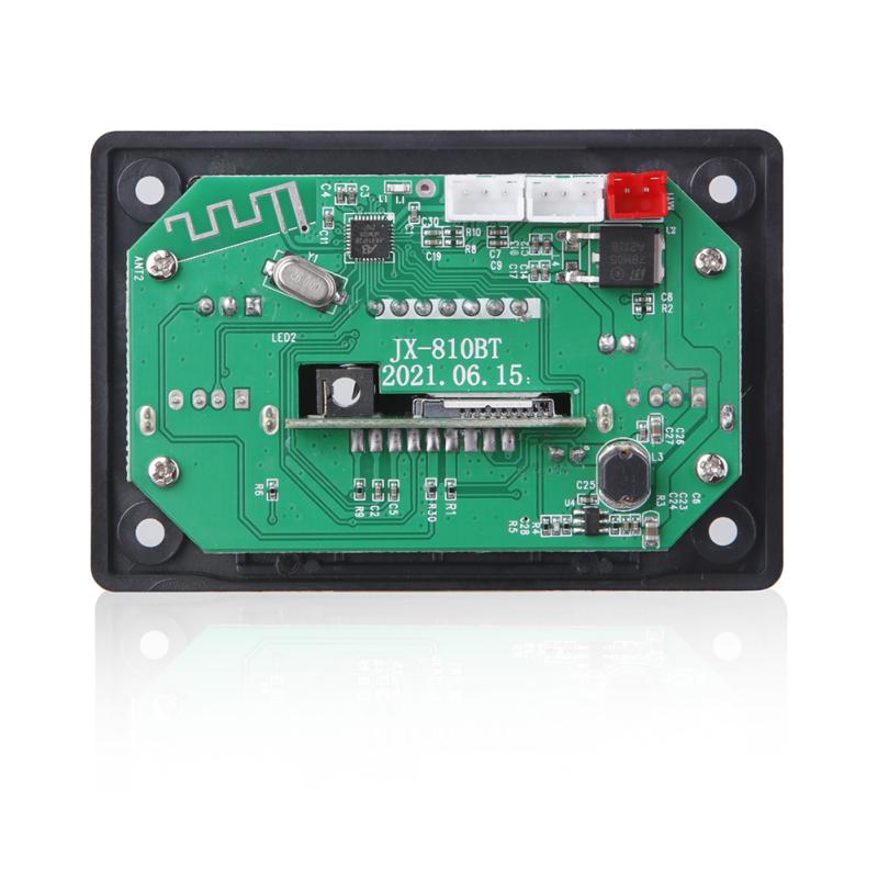 12 В Bluetooth-совместимая 5.0 плата MP3-декодера Цветной экран Запись звонков TF USB FM JX-810BT (с