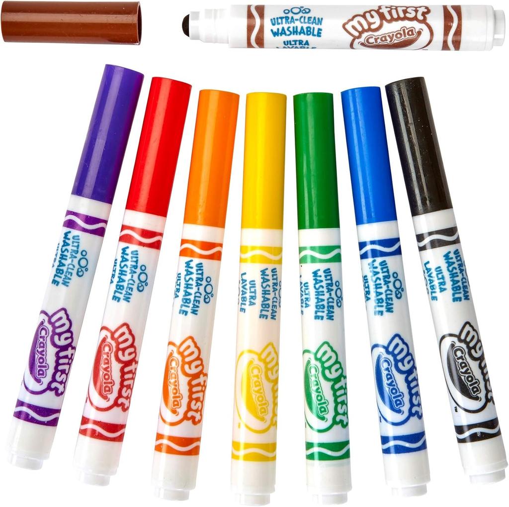Crayola 03.8324R - 8 первых фломастеров