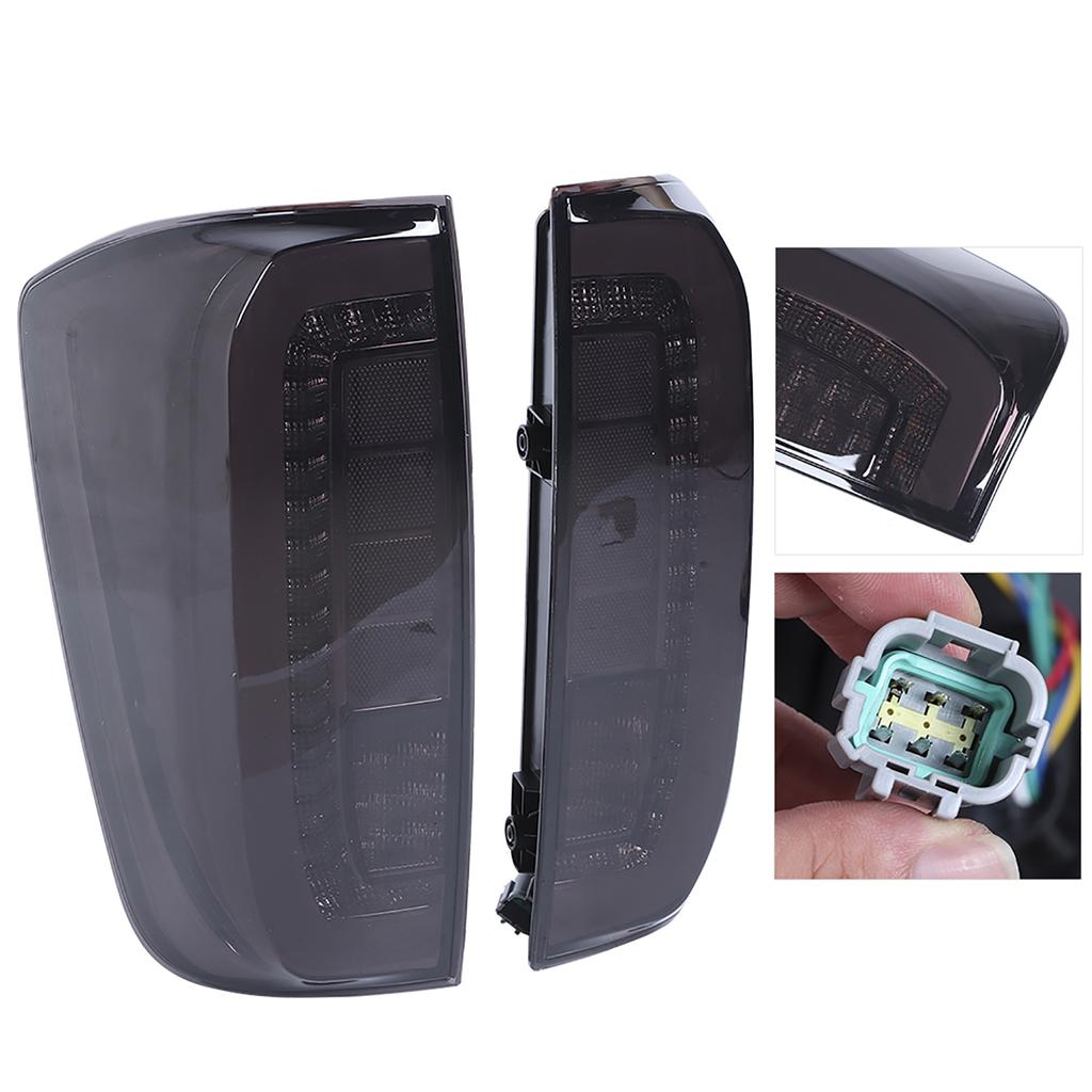 Светодиодные задние фонари в сборе, тонированный корпус, последовательный указатель поворота, подходят для Nissan Navara NP300 D23 16 20