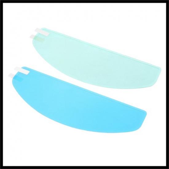 2 Pcs 9.65" x 3.46" Rain Proof Anti Fog Film for Motorcycle Helmet Universal New