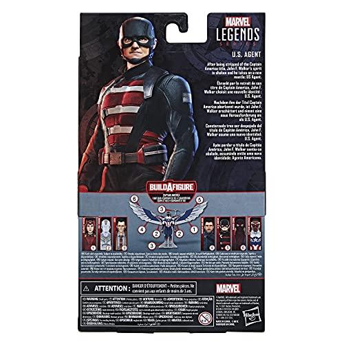 Hasbro Marvel Legends Series Falcon & Winter Soldier U.S. Agent 6-Inch Action Figure F0246, Authentic, with Build-A-Figure Parts