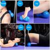 Foot Massage Roller Peanut Double Lacrosse Spiky Ball Myofascial Balls for Plantar Fasciitis Mobility Back Foot Arch Pain Relief