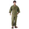 Samue Spring and Open Large Slightly Japanese Top and Bottom Room All Year [Poweforest] Men's Samue, Autumn, 100% Cotton, Front, Yukata, Size, Cold,